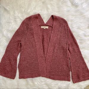 Ann Taylor LOFT Mauve Knit Sweater Size S
